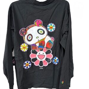 Takashi Murakami + BLACKPINK Pandakashi Dreams Long Sleeve Shirt NWT XL